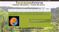Desktop Screenshot of lacasatoya.com