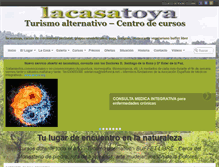 Tablet Screenshot of lacasatoya.com